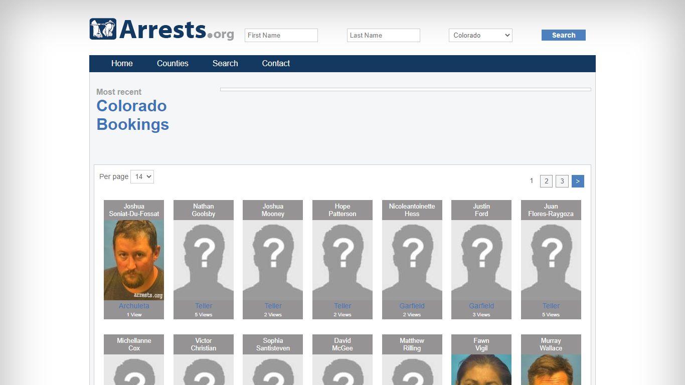 Colorado Arrests and Inmate Search